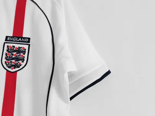 2002 Retro England Home Football Shirt  — view 5