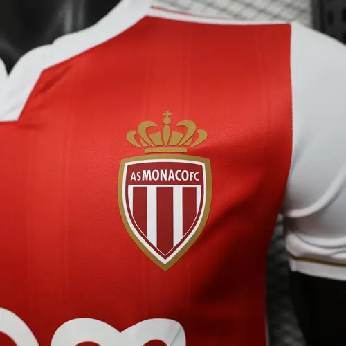 2025/2026 Version Joueur AS Monaco Maillot Domicile Football  — view 5