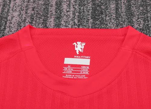 2007/2008 Retro Manga Larga Manchester United Local Champions League Edición Camiseta  Talla Infantil — view 3