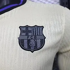 2025/2026 Manga Larga Versión Jugador Camiseta de Fútbol Visitante del Barcelona  — view 5