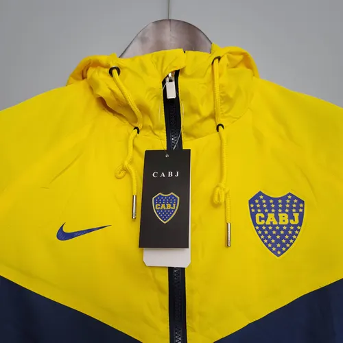 2021 Windbreaker Blue-Yellow Boca Juniors Jersey  — view 3