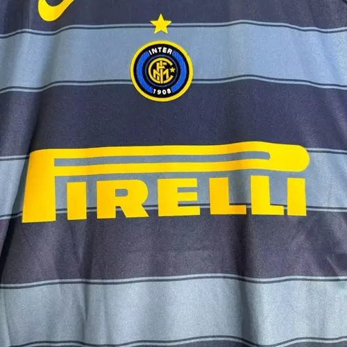 2004/2005 Retro Inter Mailand Auswärtsdritt Fußballtrikot AAA fan-gradät — view 4