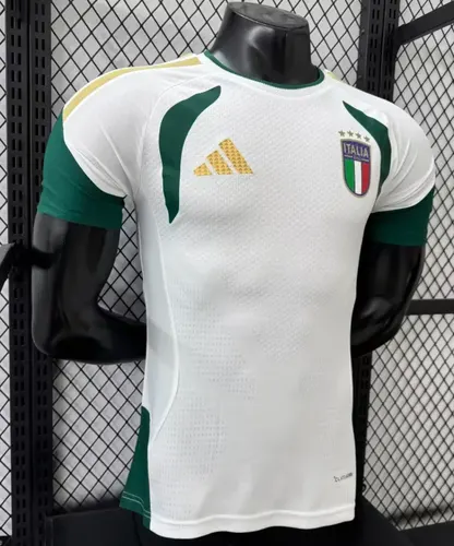 2026/2027 Spielerversion Italien Trainingsanzug Weiß Fußballtrikot  — view 3