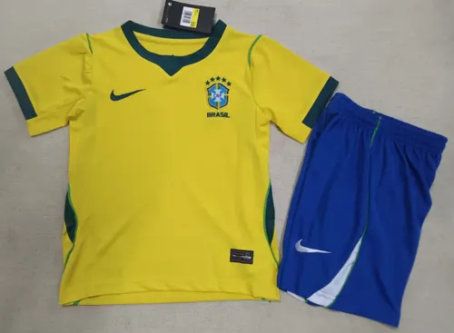 2026 Camiseta de Fútbol Local Brasil  Talla Infantil — view 1