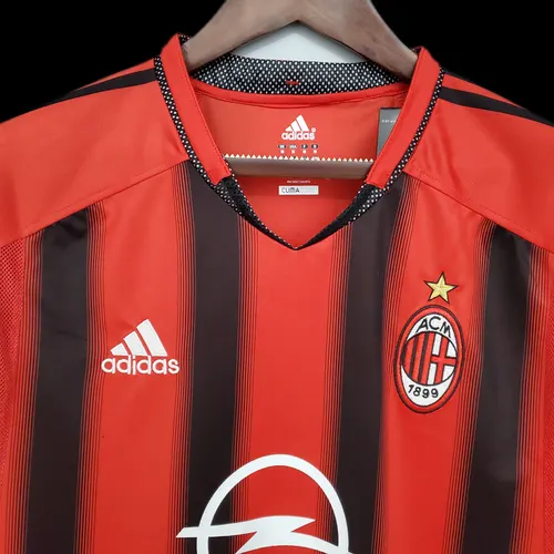 2004/2005 Retro AC Milan Camisa de Futebol Casa  — view 3