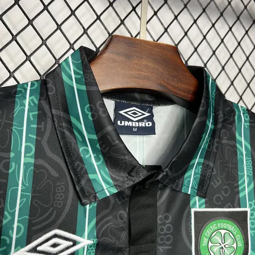 Camisa de Futebol Retro 1992/1993 Celtic Casa  — view 6