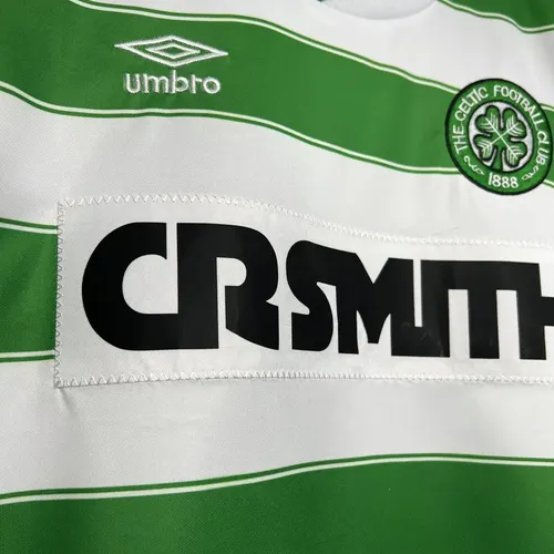 1985/1987 Retro Celtic Heim Fußballtrikot  — view 5