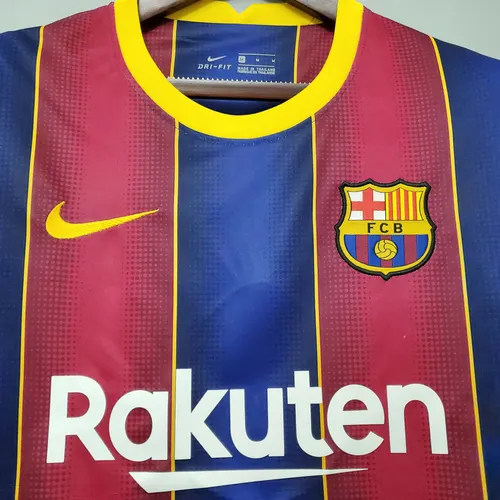 2020/2021 Retro Barcelona Heim Fußballtrikot AAA fan-gradät — view 3