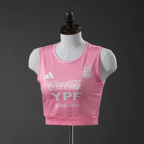 2026 Argentinien Heim Damen Weste Pink AAA Fan-Qualität — view 1