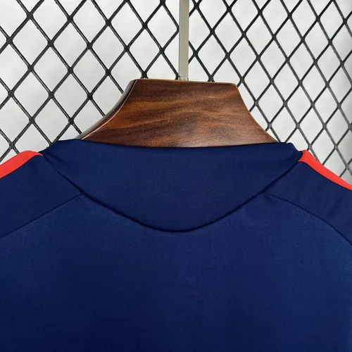 2026 Spain Nationalmannschaft Trainingsanzug Blau Fußballtrikot   — view 5