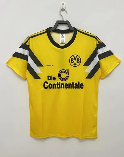 1989 Retro Dortmund Home Football Shirt  — view 1