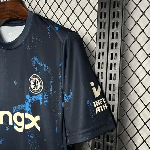 Camiseta de Entrenamiento Preparto Chelsea Azul Oscuro 2024/2025 — view 6