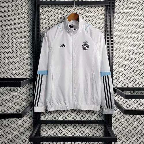 2023 Real Madrid Fußballtrikot Windbreaker Weiß