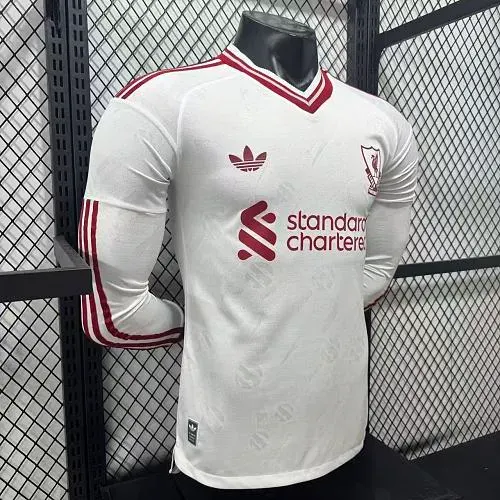 2026/2027 Long Sleeve Player Version Liverpool Away Football Jersey   — view 3
