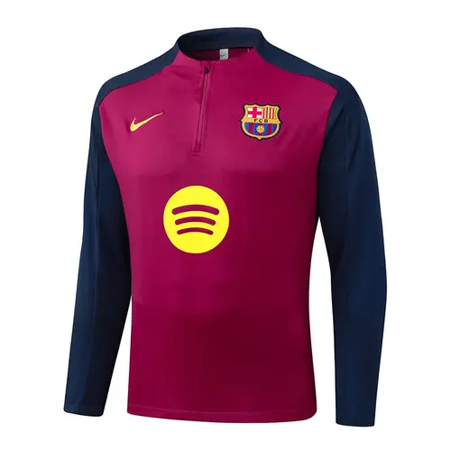 2025/2026 Barcelona Demi-Traction Tenue d'Entraînement Rouge Rose Maillot  Ensemble — view 3