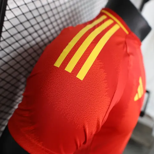 2024-2025 Spielerversion Spanien Heim-Fußballtrikot — view 9