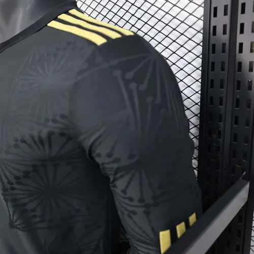 Maillot de football noir manches longues version joueur édition spéciale National Mexique 2025 AAA qualité fan — view 6