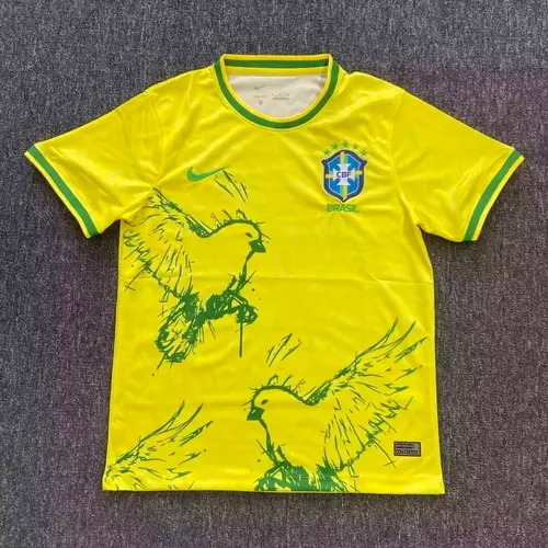 2025/2026 Brasilien Birdie Gelb Fußballtrikot 