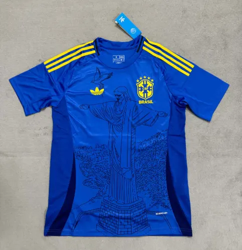 2024 Brazil Concept Edition Blue Football Shirt  — view 1