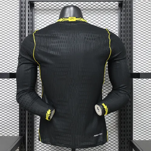 2026/2027 Spielerversion Chelsea Auswärts Langarm Fußballtrikot   — view 2