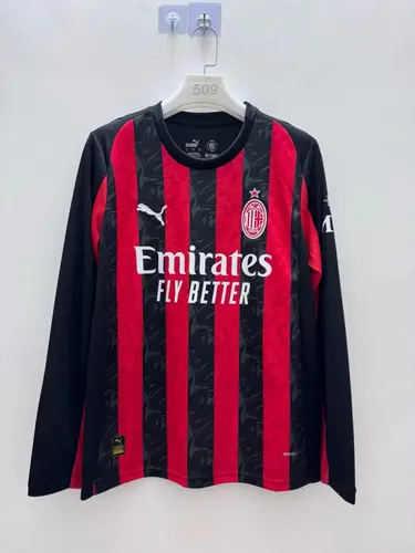 2025/2026 AC Milan Langarm Heim Fußballtrikot  — view 1