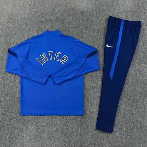 2026/2027 Inter Milan Survêtement Entraînement Demi-Tirette Bleu Maillot de Football   — view 4
