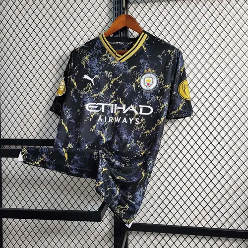 Camiseta de Fútbol Negra Edición Especial Manchester City 2023/2024  — view 3