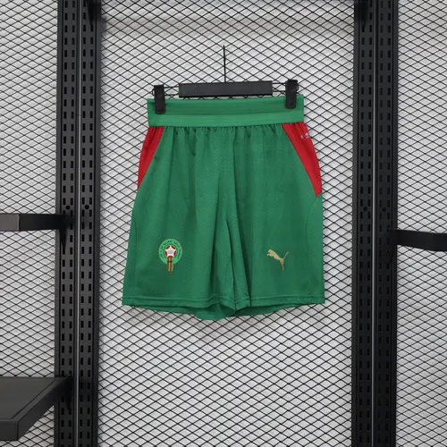 2025 Spielerversion Marokko Nationalmannschaft Heim-Fußballshorts AAA Fan-Qualität