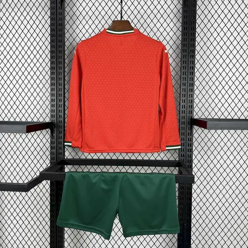 2025/2026 Long Sleeves Portugal Home Football Shirt  Kids Size — view 2