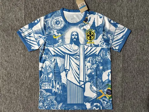 2025/2026 Brazil goddess Blue Football Jersey  — view 1