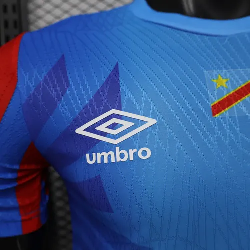 2026 Player Version Congo Home Blue Football Shirt  — view 4