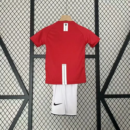 2007/2008 Maillot Rétro Manchester United Home Édition Ligue des Champions Football  Taille Enfant — view 2