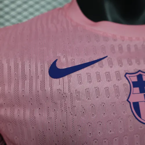 2025/2026 Player Version Barcelona pink No Football Jersey  — view 4