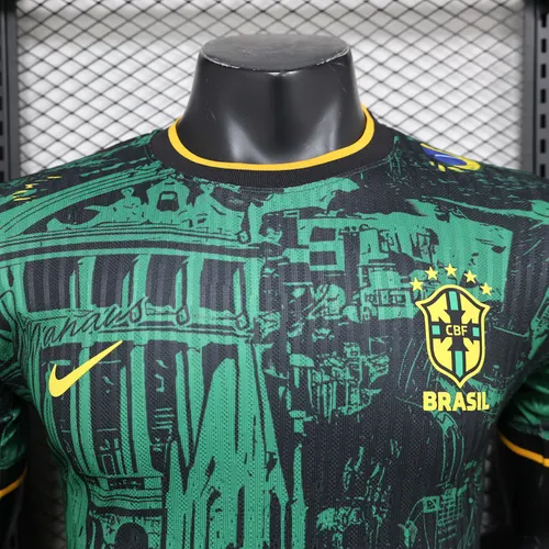 2024 Player Version Brazil Special Edition Green Football Shirt  — view 6