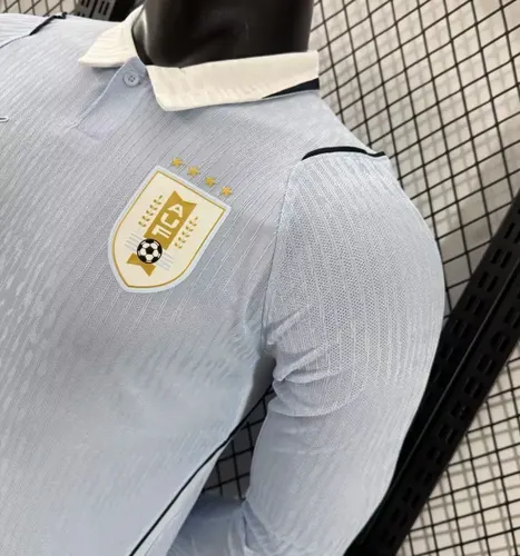 Camisa de Futebol Manga Longa Versão Jogador Uruguai Casa 2026  — view 9