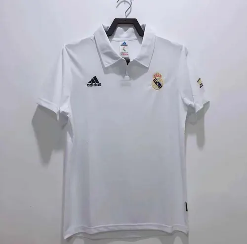 Camisa de Futebol Real Madrid Casa Edição Champions League Retrô 2002/2003 - — view 1