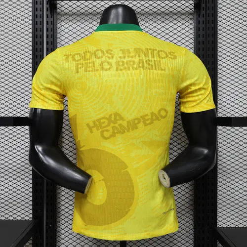 Camisa de Futebol Edição Especial da Seleção do Brasil Player Version 2026  — view 2