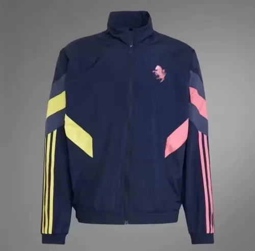 2024-2025 Blouson Coupe-Vent Juventus Noir Maillot de Foot
