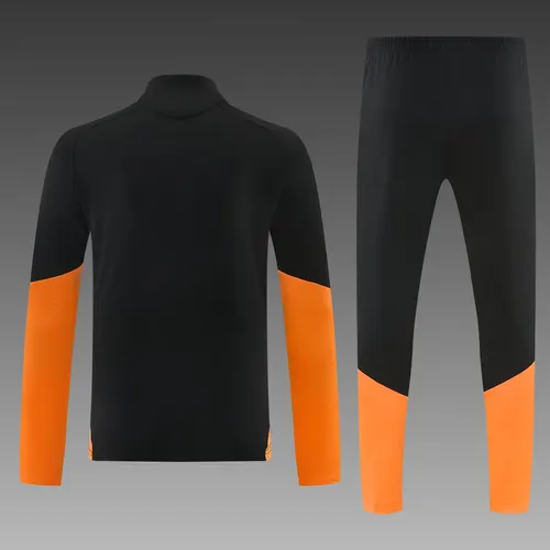 2026/2027 Arsenal Half-Pull Training Suit Orange Black Football Jersey   — view 2