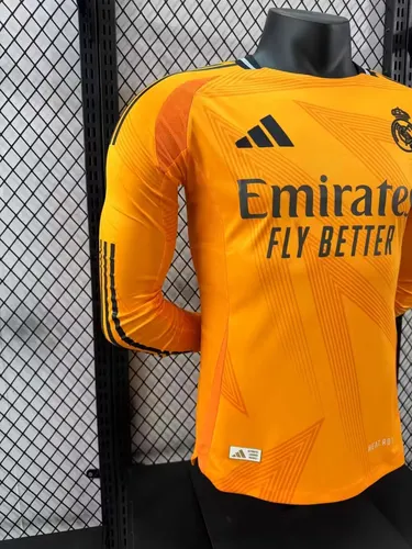 2024/2025 Version Joueur Real Madrid Extérieur Manches Longues Maillot  — view 3