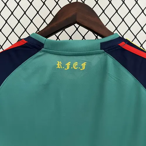 2010 Retro España Portero Verde Camiseta de Fútbol — view 4