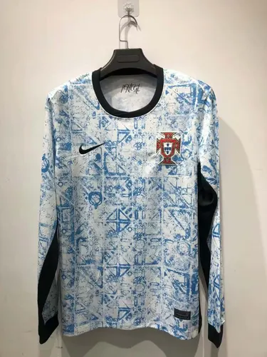2024-2025 Long Sleeve Portugal Away Football Shirt 