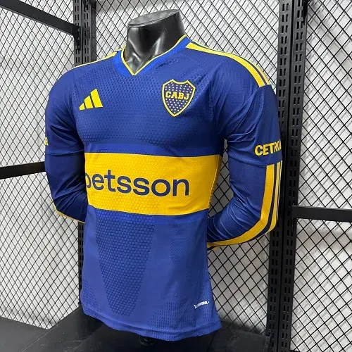 2026/2027 Langarm Spielerversion Boca Juniors Heim Fußballtrikot   — view 4