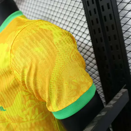 2024 Player Version Brazil Special Edition Jesus Yellow Football Shirt  — view 7