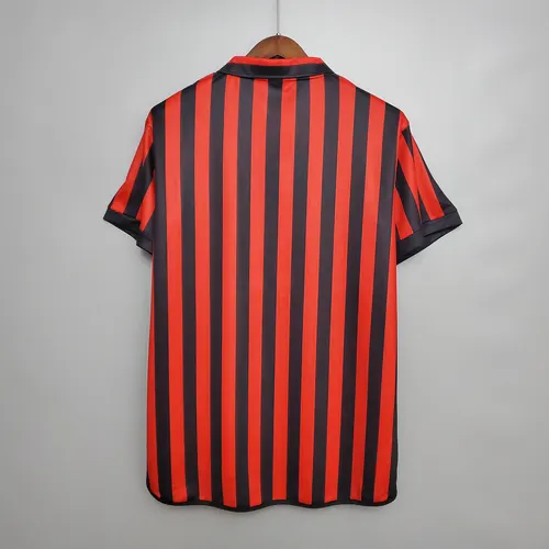 Maillot de football domicile rétro 1999/2000 AC Milan landaise — view 2
