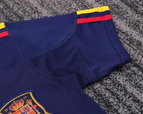 Maillot de football extérieur rétro Espagne 2010   taille enfant — view 7
