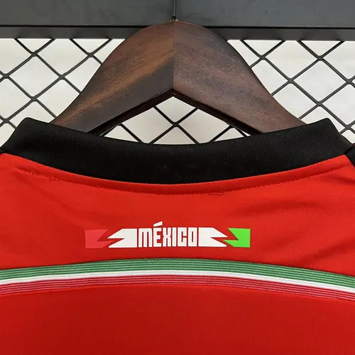 2014 Retro Mexico Soccer Jersey Away — view 5