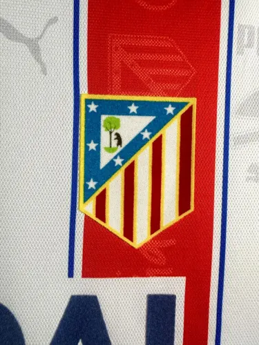 1996-1997 Retro Atletico Madrid Home Soccer Jersey  — view 5