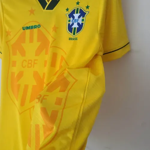 Camisa de Futebol Brasil Casa Retro 1994 — view 7