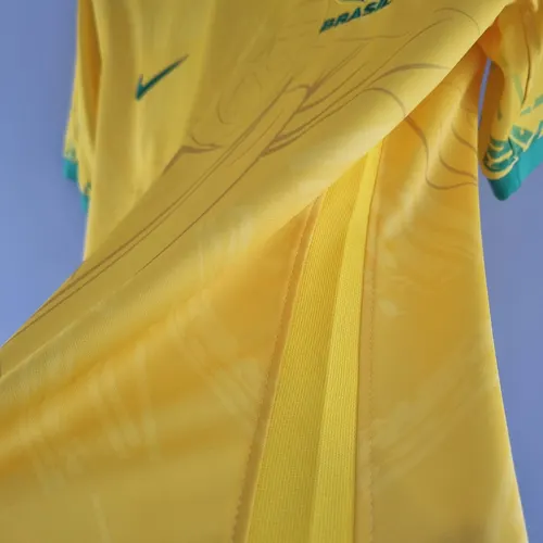 2022 قميص البرازيل الكلاسيكي الأصفر لكرة القدم — view 8